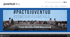 Desktop Screenshot of juventud.org