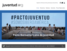 Tablet Screenshot of juventud.org